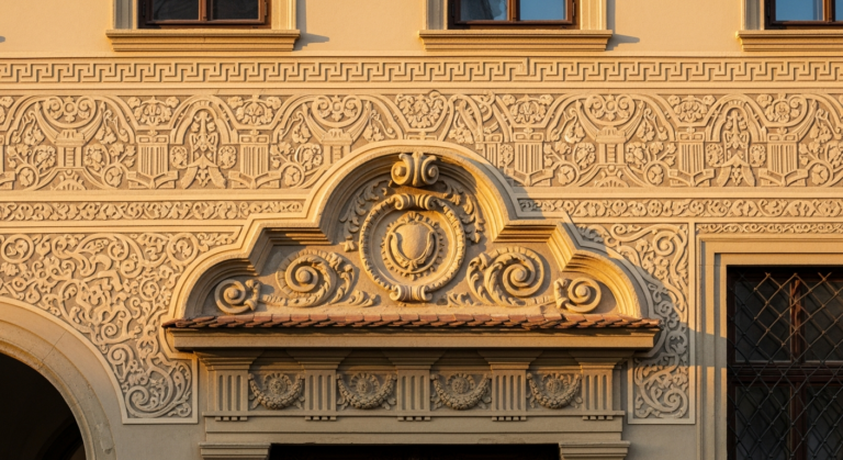 Sgraffito – tehnică de incizie pentru fațade decorate